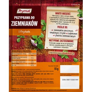 Przyprawa do ziemniaków i frytek 55g Prymat